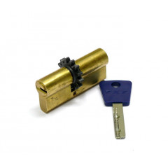 Механизм цилиндровый Mul-T-Lock 7x7 90мм (35*55) кл/кл с шестеренкой золото