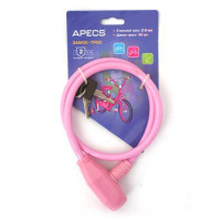 Замок велосипедный Apecs PD-81-65CM-PINK