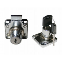 Замок мебельный 138-22М (хром)