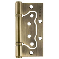 Петля универсальная без врезки 500-2BB 100x2,5 AB (бронза)