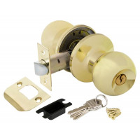 Ручка защелка 6072 PB-E (кл./фик.) золото