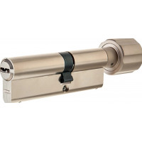 Цилиндровый механизм ABUS X12R 45-35 (80 мм) ключ\вертушка NI	