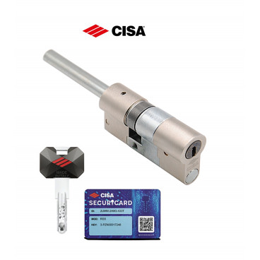 Цилиндровый механизм Cisa RS5 60x30-ключ-длинный шток