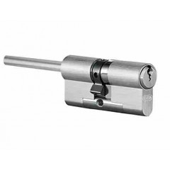 Цилиндровый механизм EVVA EPS 92 мм (61+31) ключ/шток, никель
