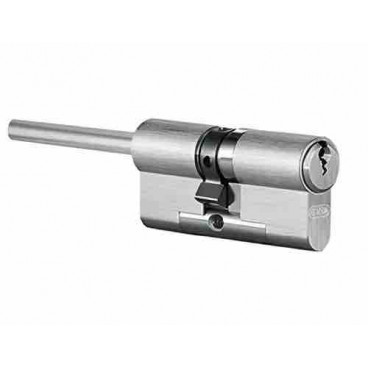 Цилиндровый механизм EVVA EPS 92 мм (61+31) ключ/шток, никель