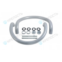 Ручки-скобы полукруг Фурал РД-03 R300 mm (d 30 mm) серые RAL 9006