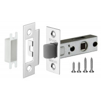 Защелка врезная PLASTIC P12-45-25 CP хром