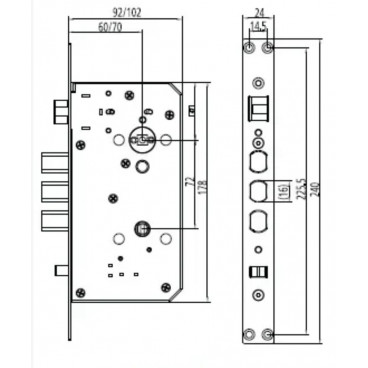 Philips Easykey Alpha-VP-5HWS\пуш-пулл умный замок