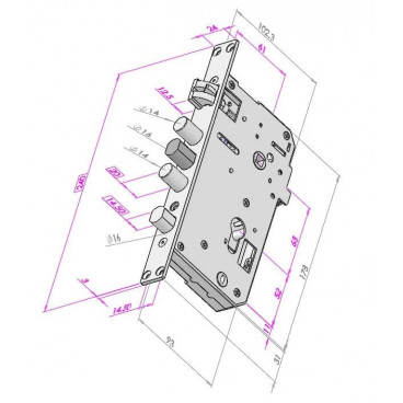 Электронный замок Philips EasyKey DDL603E