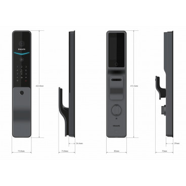 Philips EasyKey DDL720‑MVP (push‑pull умный замок)