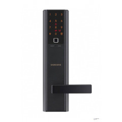 Врезной электронный дверной замок Samsung SHP-DH538 Black с отпечатком пальца