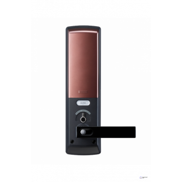 Врезной электронный дверной замок Samsung SHP-DH538 Copper с отпечатком пальца