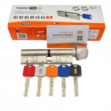 Цилиндр дисковый TOKOZ PRO300 100мм (45+55В) ключ-вертушка