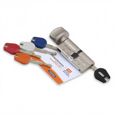 Цилиндр дисковый TOKOZ PRO300 70мм (35+35) ключ-вертушка