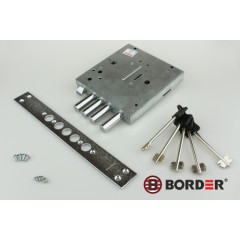 Замок врезной BORDER ЗВ 9-8 К (77729) с ручками, левый