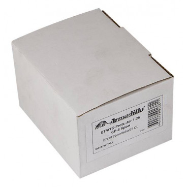 Броненакладка на цилиндр Armadillo ET/ATC-Protector 1-25SC-14 Матовый хром box