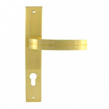 Ручка дверная на планке Нора-М 106-85 мм (хром)