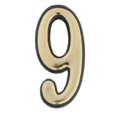 Цифра дверная Аллюр "6"и"9", золото