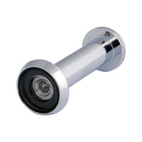 Глазок дверной Fuaro (Фуаро) DVZ4_LUX 16/200/70x110 (оптика пластик-LUX) CP Хром
