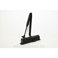 Шестеренно-реечный доводчик ASSA-ABLOY DC340 black, усилие EN2-6, морозостойкий