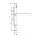 Ручки на планке Apecs HP-92.2703-INOX
