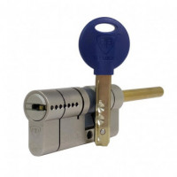 Цилиндр Rav Bariach Mars 63мм (31,5x31,5) ключ-шток, никель, 5 ключей