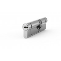 Цилиндровый механизм Gerda PRO System X+ 100 мм (50×50) ключ/вертушка, никель