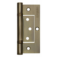 Петля универсальная без врезки 300-2BB/BL 100x2,5 AB (бронза) БЛИСТЕР