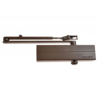 Шестеренно-реечный доводчик ASSA-ABLOY DC140 brown, усилие EN2/3/4/5 c тягой, с антивандальным клапаном и back check