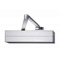 Шестеренно-реечный доводчик ASSA-ABLOY DC340 silver, усилие EN2-6, морозостойкий