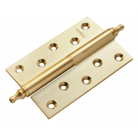 Петля сьемная Morelli MB 120X80X3.5 SG L C матовое золото