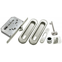 Ручка для раздвижной двери Morelli MHS150 L SC матовый хром