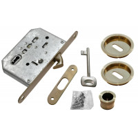 Ручки для раздвижных дверей Morelli MHS-1 L AB бронза