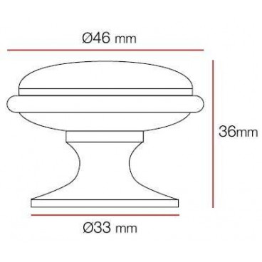 Дверной ограничитель Morelli DS6 IB итальянская бронза