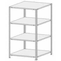 Стеллаж Практик MS Standart 1850/1000х600/4
