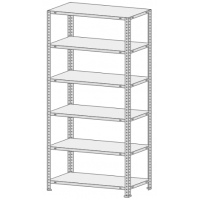 Стеллаж Практик MS Standart 2200/1000х300/6