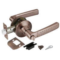 Ручка защелка Punto 6026 AC-B (фик.) медь