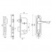Замок цилиндровый LOCKSET16 Crona 4070-1 Punto