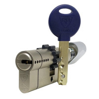 Цилиндр Rav Bariach Mars 76 мм (33+43Т) ключ-вертушка, шестеренка, никель, 5 ключей