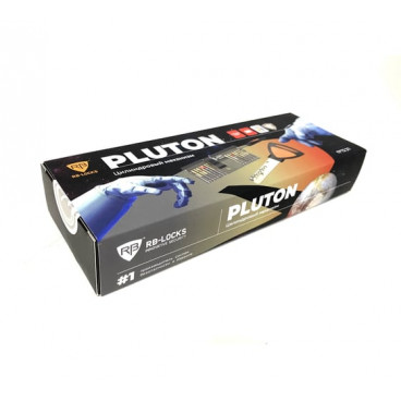 Цилиндровый механизм RB PLUTON 71.5 мм (40+31.5, длинный шток, никель)