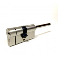 Цилиндровый механизм RB PLUTON 71.5 мм (40+31.5, длинный шток, никель)