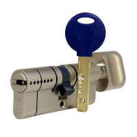 Цилиндровый механизм RB MARS-90 мм (45+45T) кл/верт, никель (5кл)