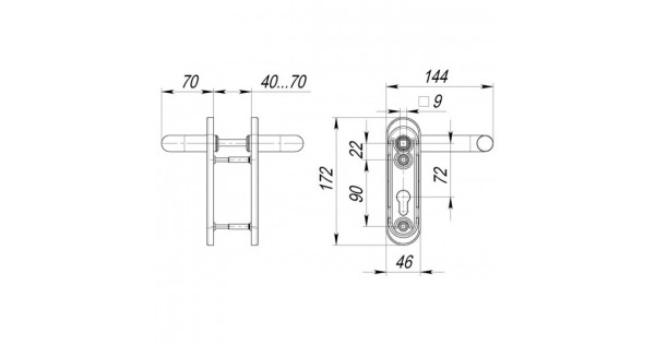 Замок fuaro fl 0433