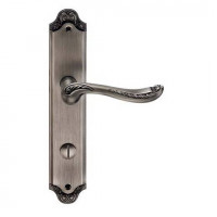 Ручки на планке Acanto BL. silver (ol)