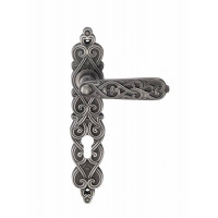 Ручки на планке Arabesco BL. silver (cl)