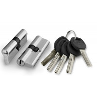 Цилиндровый механизм Punto A200/80 mm (35+10+35) SN мат. никель