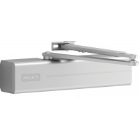 Шестеренно-реечный доводчик ASSA-ABLOY DC347 silver, усилие EN5-7