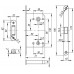 Защелка врезная MAGNET M96WC-50 AC медь